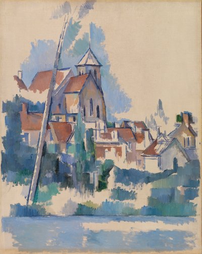 الكنيسة في Montigny-sur-Loing (كنيسة Montigny-sur-Loing) بواسطة بول سيزان