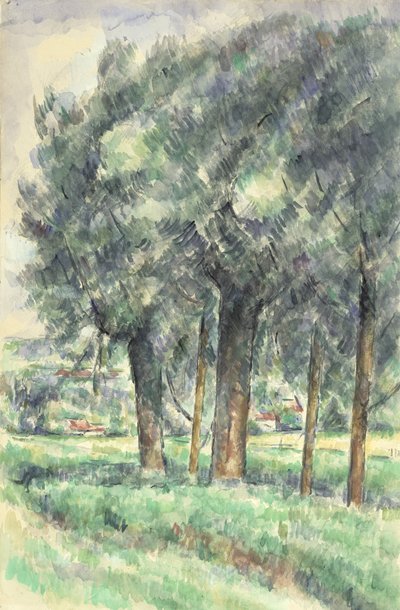 مجموعة الأشجار ، 1877-1880 بواسطة بول سيزان