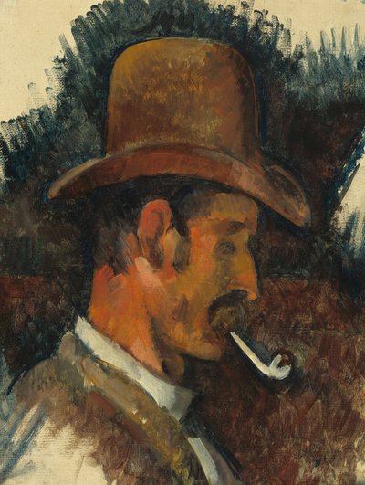 رجل مع أنبوب ، 18921896. بواسطة بول سيزان
