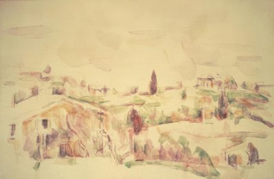 المناظر الطبيعية البروفنسالية بواسطة بول سيزان
