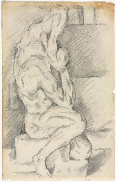 رسم مستطيل للنحت التشريحي رسم مدام سيزان بالعكس ، 188184. بواسطة بول سيزان