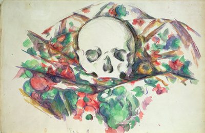 جمجمة على الأقمشة ، c.1902-06 بواسطة بول سيزان