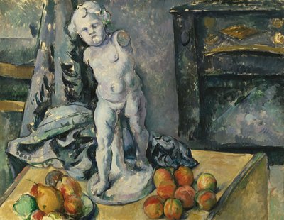 لا تزال الحياة مع الجص كيوبيد ، 1890 بواسطة Paul Cézanne