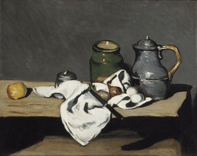 لا تزال الحياة مع غلاية ، 1867-1869 بواسطة بول سيزان