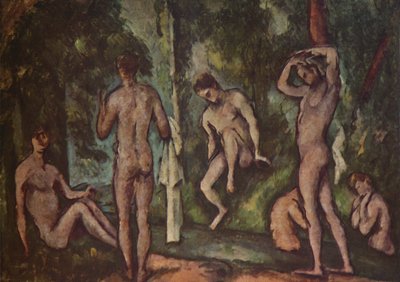 السباحون ، 1894 ، 1937. بواسطة بول سيزان