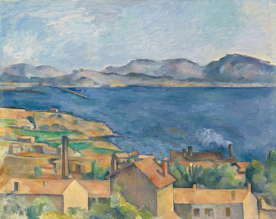 خليج مرسيليا ، مرئي من L'Estaque ، ج. 1885. بواسطة بول سيزان