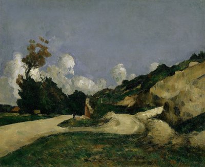 طريق البلد ، ج .1871 بواسطة بول سيزان