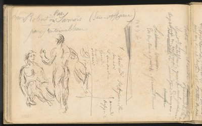 اثنين من السباحين بواسطة بول سيزان