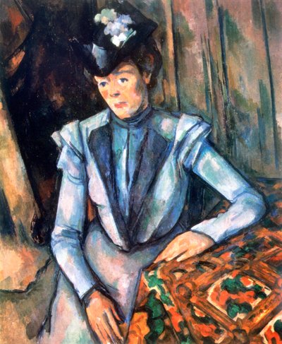 امرأة جالسة باللون الأزرق ، 1902-1906 بواسطة بول سيزان