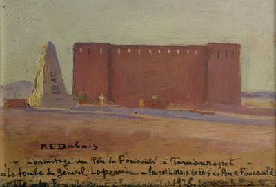 محبسة الأب شارل يوجين دي فوكو (1858-1916) في تمنراست بواسطة بول إيلي دوبوا