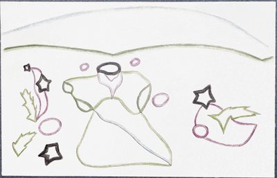 القديس والنجوم (رسم بواسطة بول إلوارد