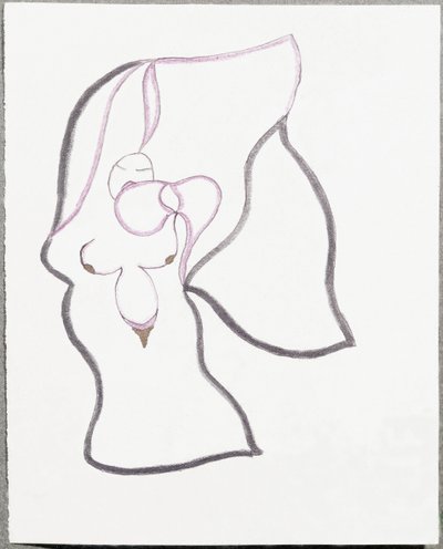 امرأة زهرة (رسم بواسطة بول إلوارد