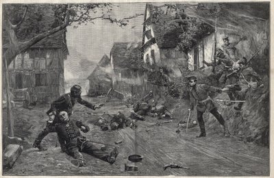 حرب 1870-1871 - في معركة Woerth (أو معركة Froeschwiller Woerth ، Froeschwiller-Woerth) ، 6 أغسطس بواسطة بول إميل بوتيني