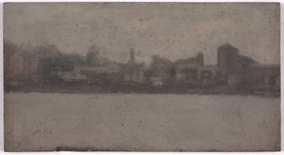 The Thames at Battersea (زيت على لوحة الأكاديمية) بواسطة بول فورديس مايتلاند