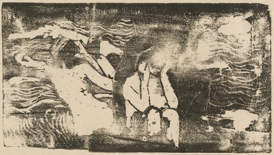في Black Rocks Aux noires ، في عام 1895 أو بعده. بواسطة بول غوغان
