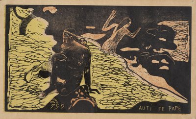 Auti The Pape Women at the River from the Noah Noah Series، 1893-1894 بواسطة بول غوغان