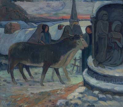الليل المقدس (نعمة الثور). 1902-03 بواسطة بول غوغان