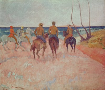 فارس على الشاطئ (هيفا هوا) 1902 بواسطة بول غوغان