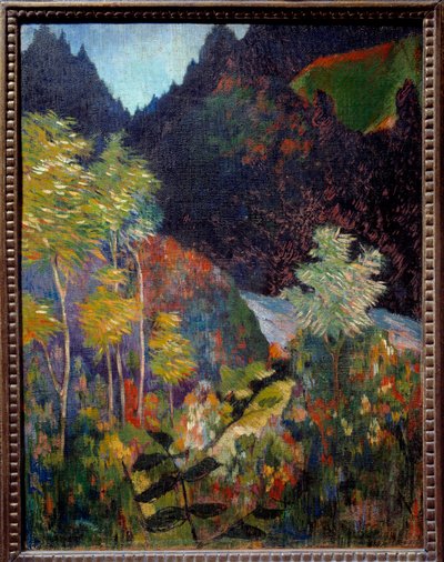 رسم المناظر الطبيعية بول غوغان بواسطة بول غوغان