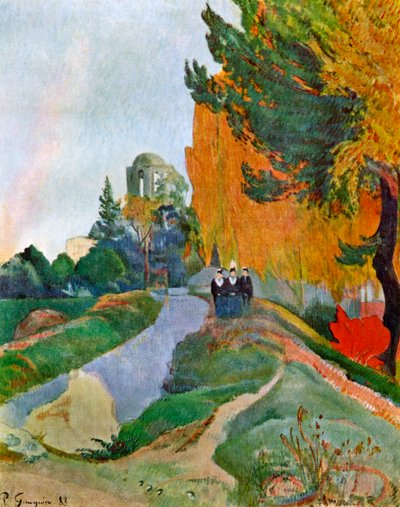 المناظر الطبيعية في آرل بالقرب من Alyscamps ، 1888 1939. بواسطة بول غوغان