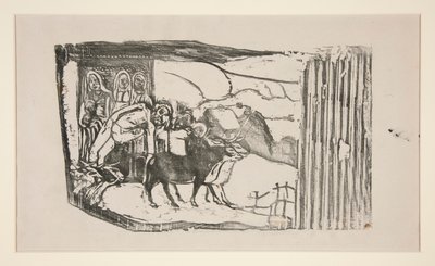 Le Calvaire Breton [ضريح Wayside في بريتاني] بواسطة بول غوغان