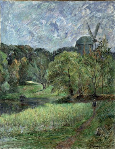 The Queen&39;s Mill in Østervold The Queens&39;s ، Østervold Park ، 1885. بواسطة بول غوغان