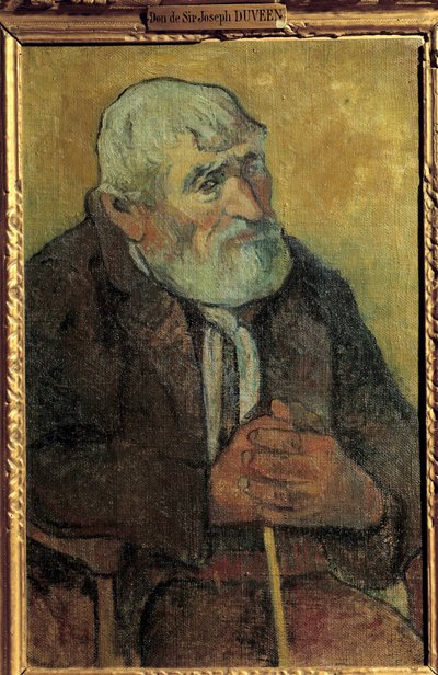 رجل عجوز بالعصا - بول غوغان (1848-1903) 1890 بواسطة بول غوغان