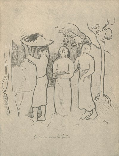 في الطريق إلى العيد 1936 بواسطة بول غوغان