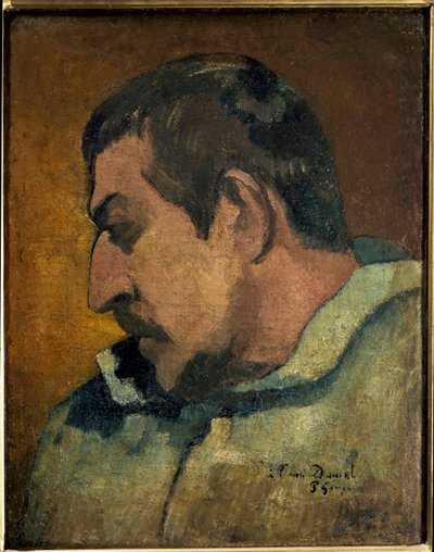 Portrait of the artist (oil on canvas بواسطة بول غوغان