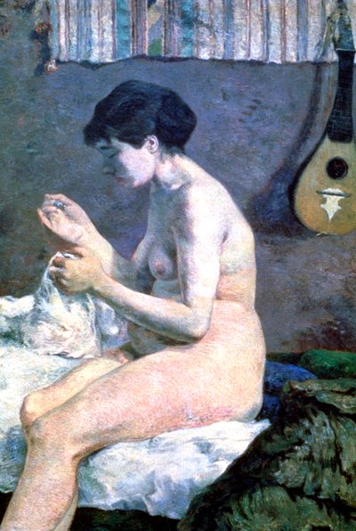 دراسة عارية ، 1880 بواسطة Paul Gauguin