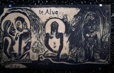 Te Atua (The Gods) بواسطة بول غوغان