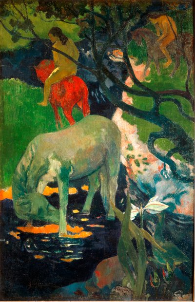 The White Horse (oil on canvas بواسطة بول غوغان