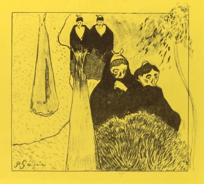 جناح Volpini: Old Women of Arles بواسطة بول غوغان