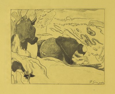 نساء غسالة ، 1889 بواسطة بول غوغان
