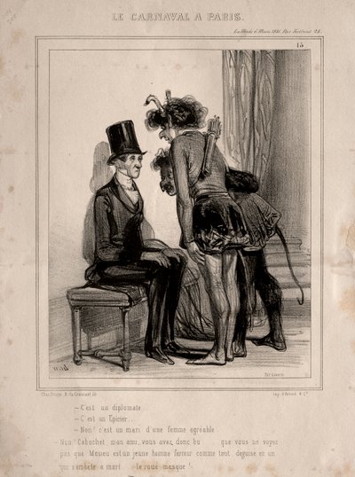 كرنفال ، 1841. بواسطة بول جافارني