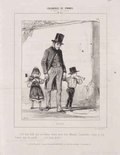 Fourberies de Femmes: في مسائل المشاعر ، 1842. بواسطة بول جافارني
