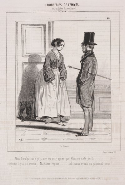 Fourberies de Femmes: في مسائل المشاعر ، 1842. بواسطة بول جافارني