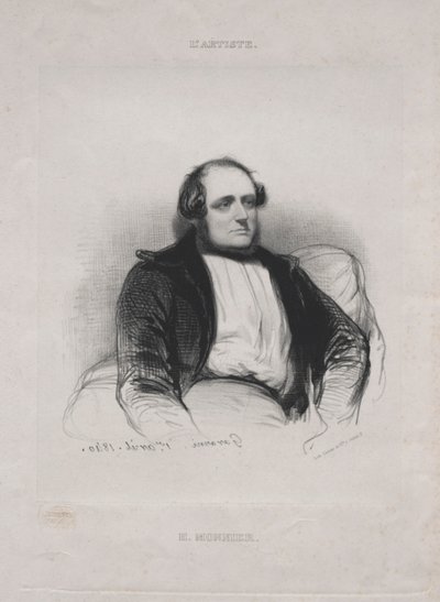 هنري بونافنتشر مونير ، 1840. بواسطة بول جافارني