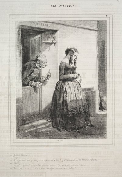 لي لوريتس ، 1842. بواسطة بول جافارني