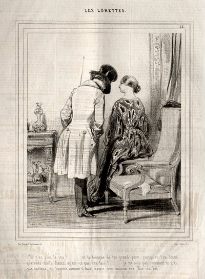 لي لوريتس ، 1842. بواسطة بول جافارني