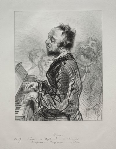 بيانو ، 1853. بواسطة بول جافارني