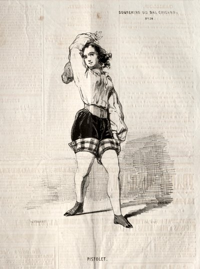 تذكارات بال بال تشيكارد: مسدس ، 1843. بواسطة بول جافارني