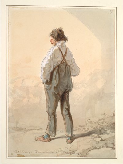 الضواحي: شركة Stock Raiser and Captain ، ربما 1859-1860. بواسطة بول جافارني