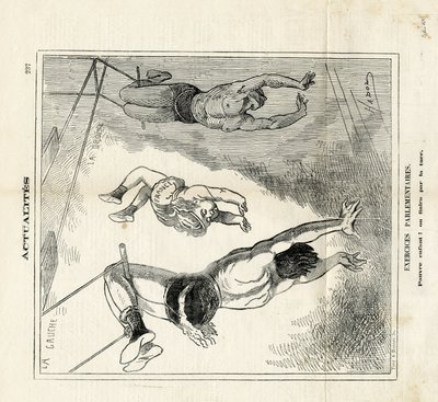 رسم توضيحي لهادول (1835-1875) في لو شاريفاري بواسطة بول هادول