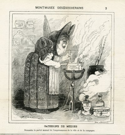 رسم توضيحي للهادول (1835-1875) في The Charivari بواسطة بول هادول