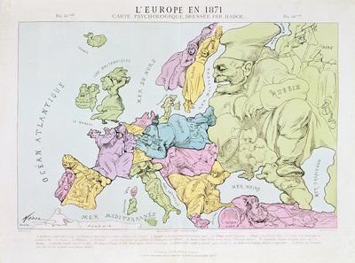 أوروبا عام 1871 ، 1871 بواسطة بول هادول
