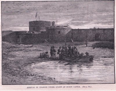 وصول تشارلز الأول تحت الحراسة إلى قلعة هيرست 1648 م بواسطة بول هاردي
