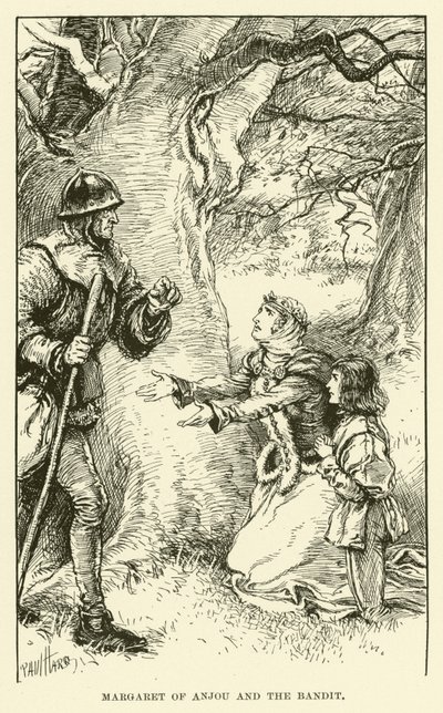 مارغريت أنجو واللصوص (نقش) بواسطة بول هاردي