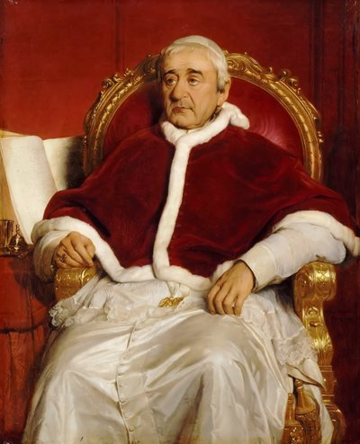 صورة للبابا غريغوري السادس عشر 1765-1846 بواسطة بول ديلاروش