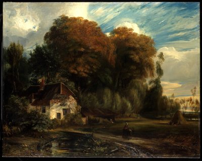 كوخ Caretaker&39;s في غابة Compiegne ، 1826 بواسطة بول هويت